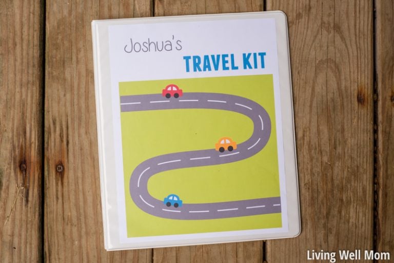 DIY Kids' Travel Binder + Free Printable Road Trip Games