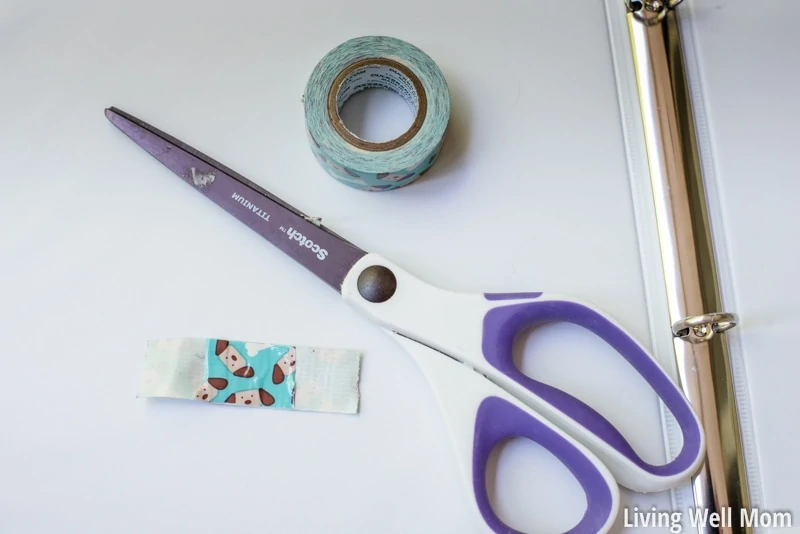 Masking Tape Road For Kids - Living Well Mom