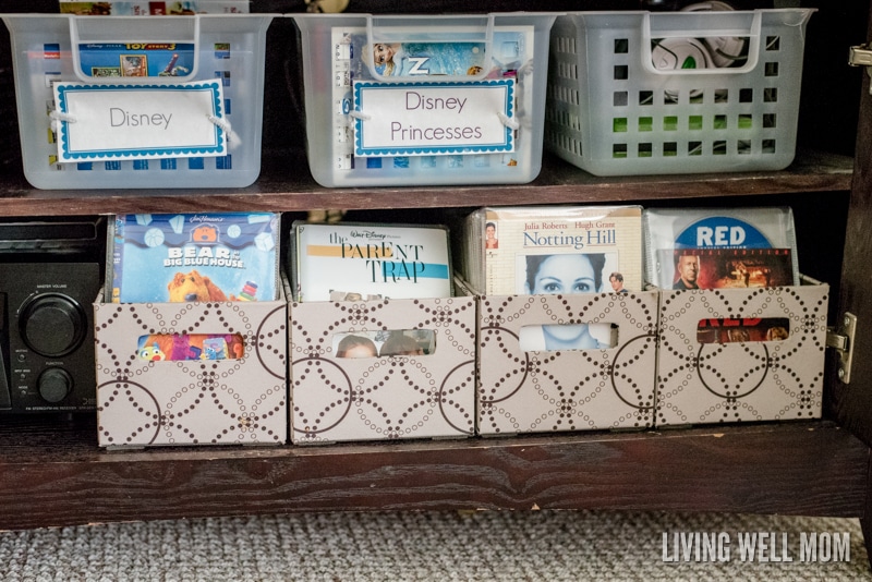 Dvd Organization How To Fit A Lot Of Movies Into Small E Tired Of Your Dvds Taking Up So Much E On The Shelf Or Not Being Able