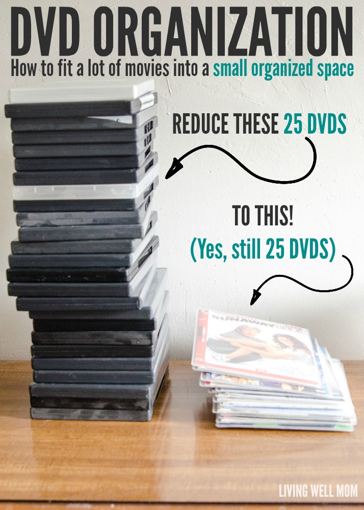 DVD storage idea with sleeves