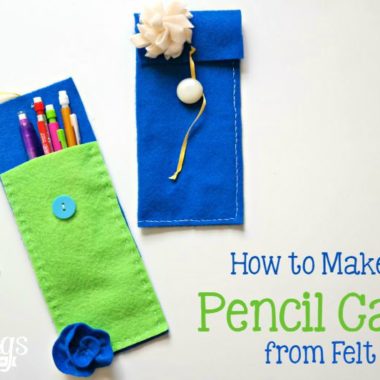 How to Make a Pencil Case from Felt