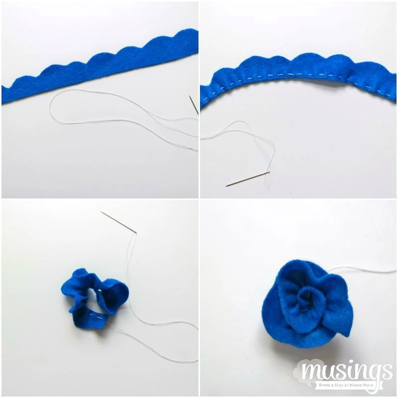 Girls Camp Craft: No-Sew Flower Pen Tutorial