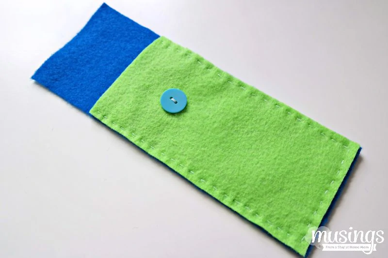 Easy Felt Pencil Case [Made by Kids for Kids!] - Champagne and