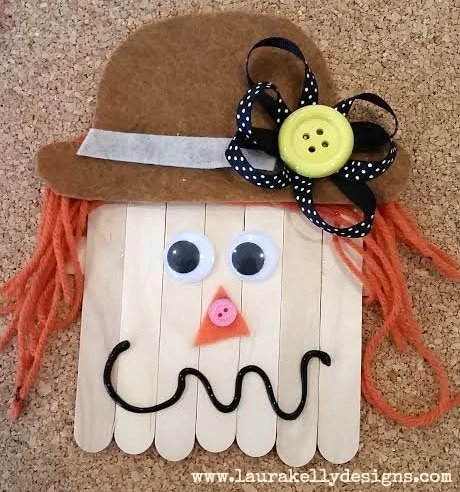 Wooden Stick Scarecrow