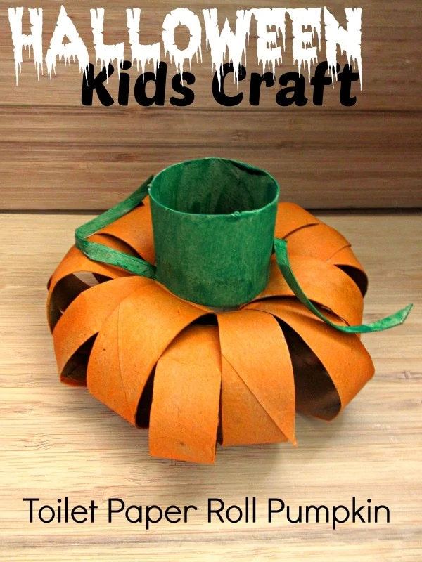 Halloween-Kids-Craft-Toilet-Paper-Pumpkin