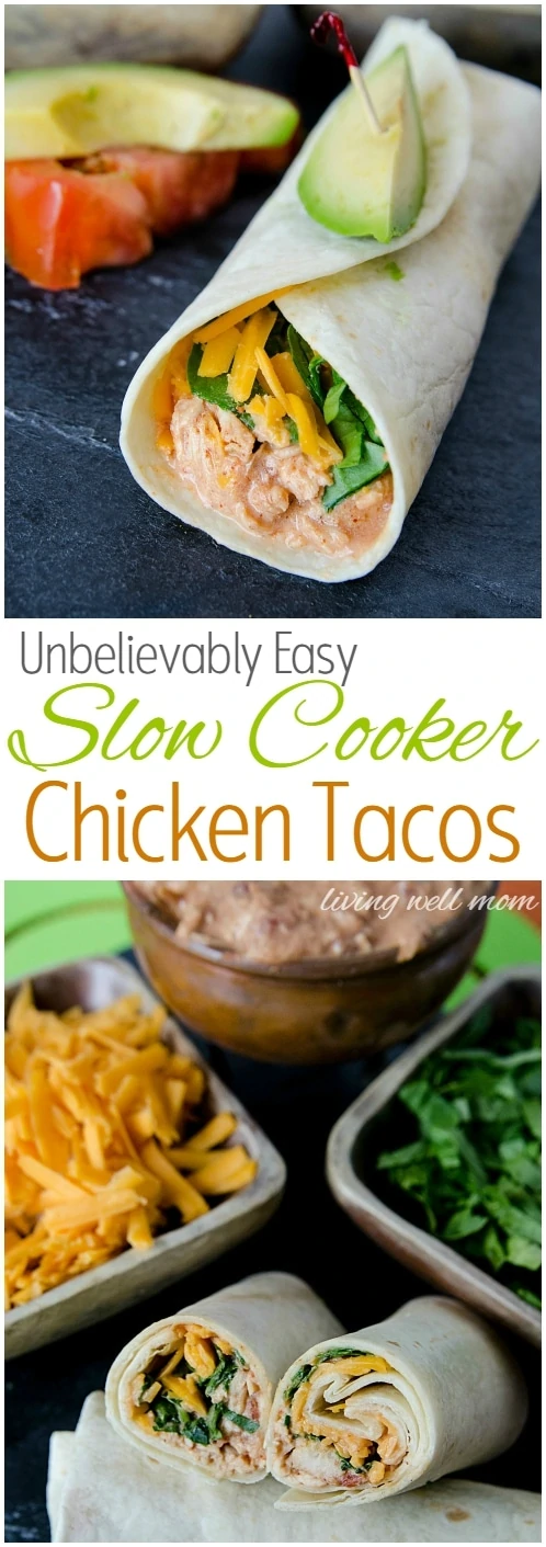 Slow Cooker Chicken Tacos recipe