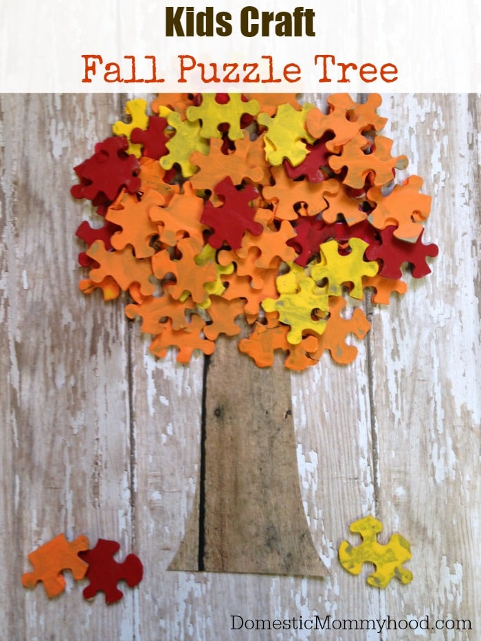 Fall Puzzle Tree | Domestic Mommyhood