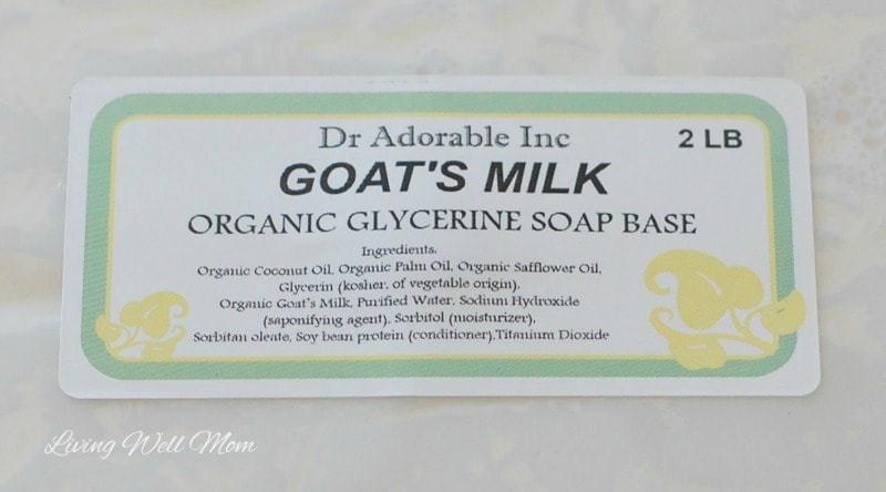 goat milk soap recipe