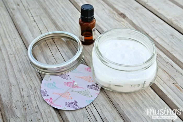 Need to get rid of unpleasant odors? Try this all natural Homemade Air Freshener - it absorbs yucky smells and replaces it with your favorite essential oil scent. Plus it's so easy to make, you can have one for every room in your house!