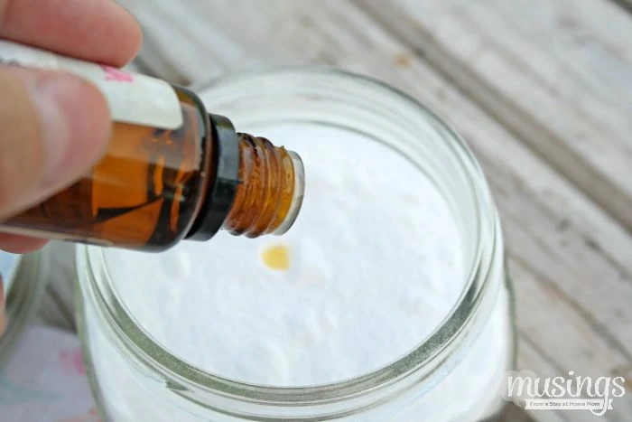 Need to get rid of unpleasant odors? Try this all natural Homemade Air Freshener - it absorbs yucky smells and replaces it with your favorite essential oil scent. Plus it's so easy to make, you can have one for every room in your house!