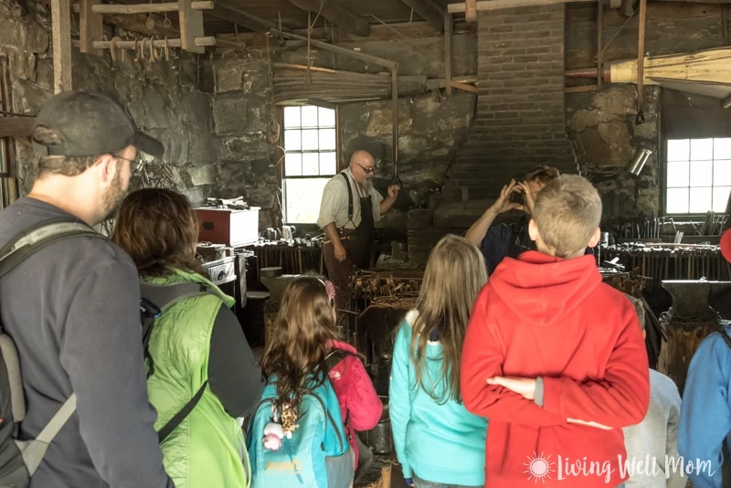 Old Sturbridge Village blacksmith shop