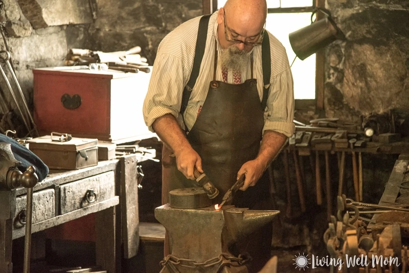 Old Sturbridge Village blacksmith