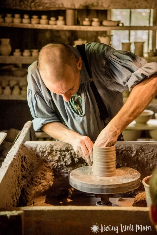 Old Sturbridge Village potter