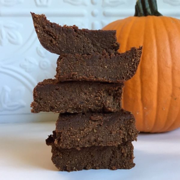 vegan pumpkin brownies