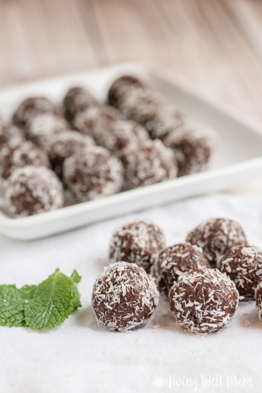 Chocolate Mint Balls Recipe | Paleo, Grain-Free, Dairy-Free, Refined ...