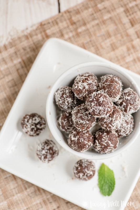 Chocolate Mint Balls Recipe | Paleo, Grain-Free, Dairy-Free, Refined ...