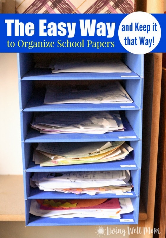 organise paperwork at home