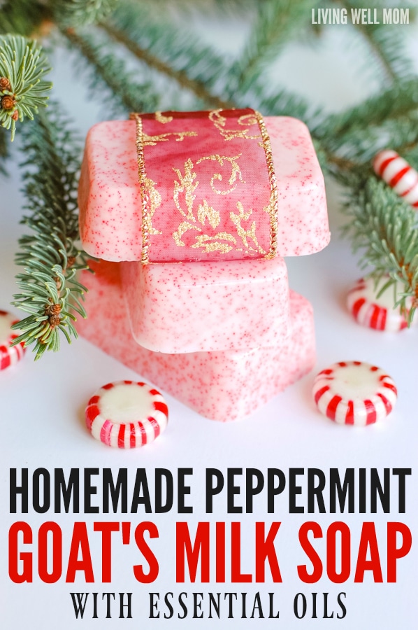 Homemade Peppermint Goat Milk Soap