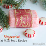 peppermint goat milk soap