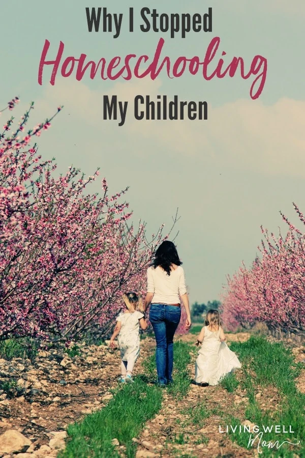 why I stopped homeschooling my children