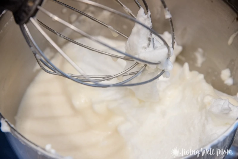 Whisking together diary-free eggnog
