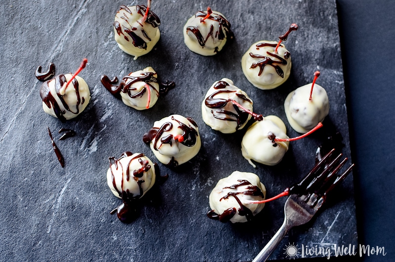 Chocolate Buttercream Cherry Candies - Living Well Mom