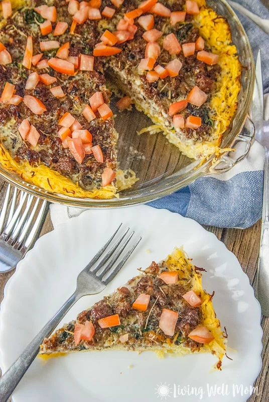 Tired of the same old breakfast every morning? Try this delicious Spaghetti Squash Sausage Quiche recipe; it's grain-free, dairy-free, and Paleo-friendly and easier to make than many picky quiche crusts. Plus, your family won't even realize they're eating vegetables for breakfast!