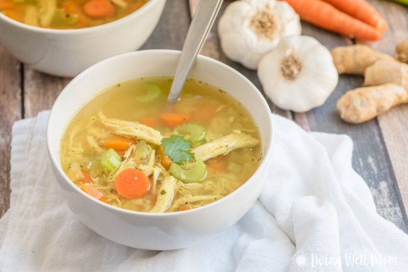 Quick Homemade Chicken Soup - Mary's Whole Life