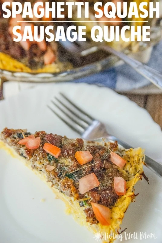 Tired of the same old breakfast every morning? Try this delicious Spaghetti Squash Sausage Quiche recipe; it's grain-free, dairy-free, and Paleo-friendly and easier to make than many picky quiche crusts. Plus, your family won't even realize they're eating vegetables for breakfast!