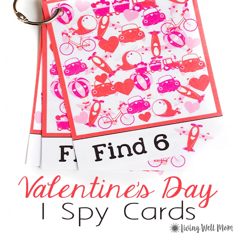 Valentine's Day I Spy For Kids - Free Printable Packet