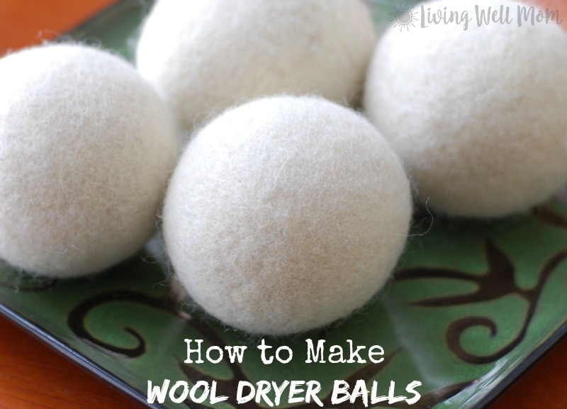 How To Make DIY Dryer Balls and Keep Laundry Fresh - Living Well Mom