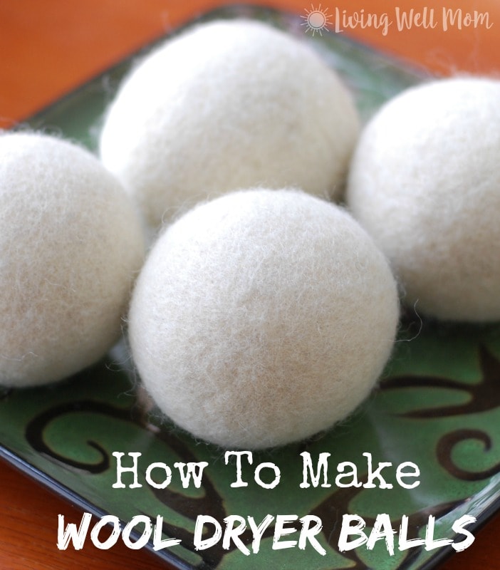 How To Make DIY Dryer Balls and Keep Laundry Fresh - Living Well Mom