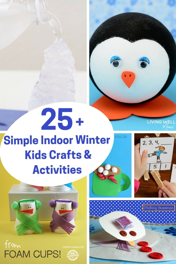 25 Simple Winter Crafts And Activities For Preschoolers