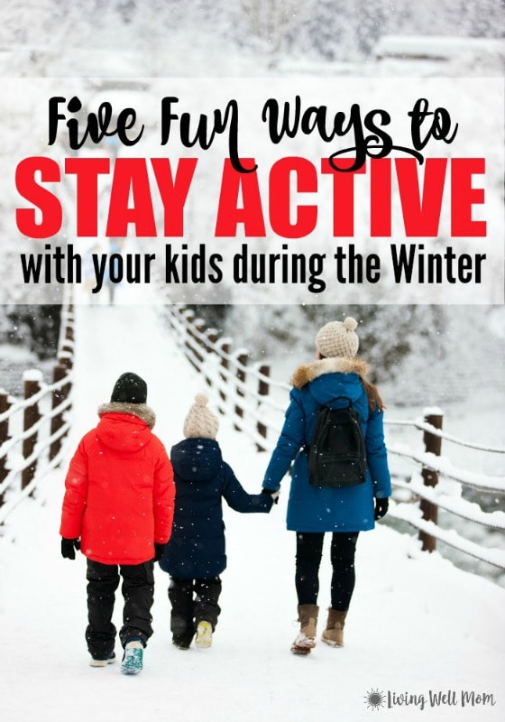 Tired of being stuck inside during the long winter months with little ones and nothing to do? Here’s 5 fun ideas to inspire you to stay active with your kids. You don’t even have to go outside and you’ll be spending quality time with your children!