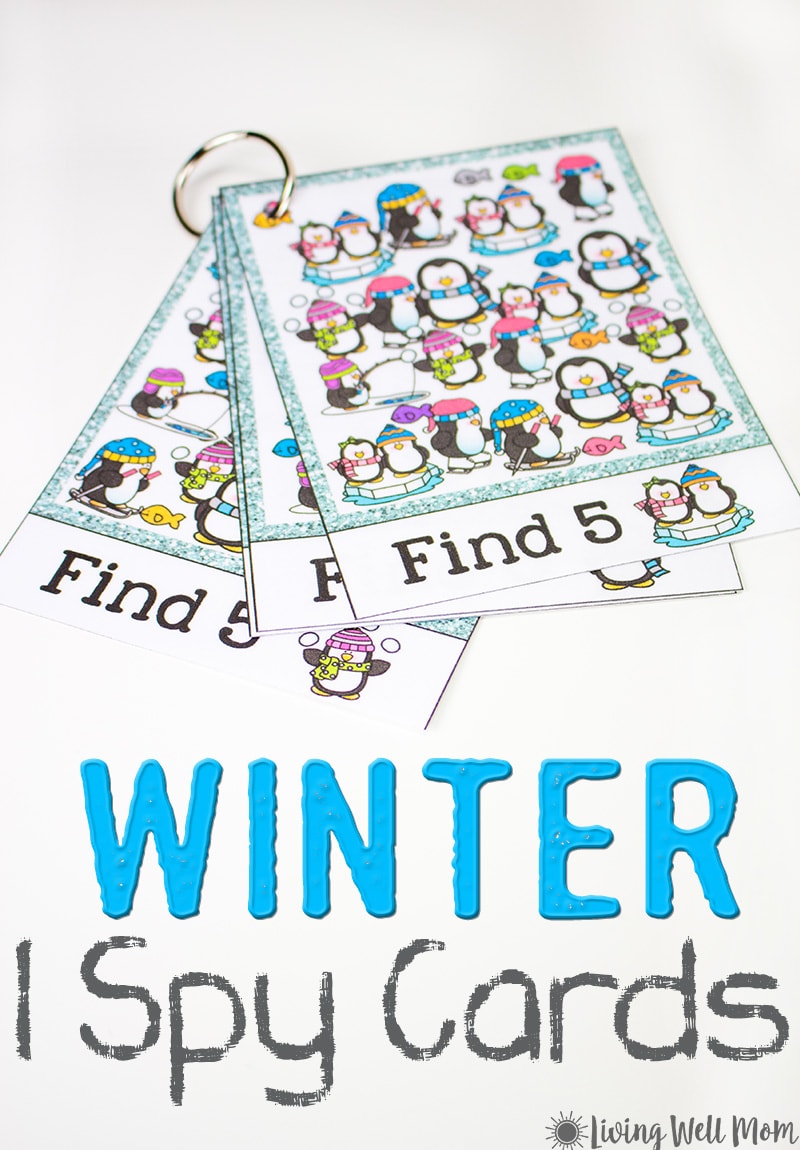 Winter I Spy For Kids {Free Printable} Living Well Mom