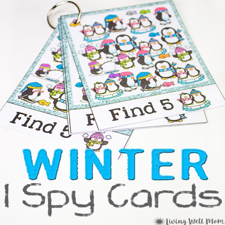 Winter I Spy For Kids {Free Printable} Living Well Mom