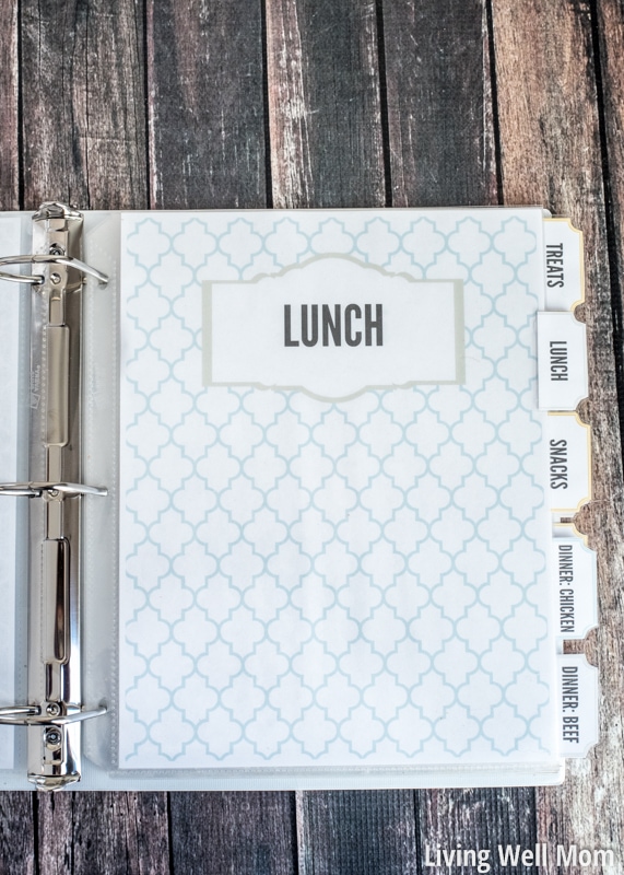 Diy Recipe Binder With Free Printable Downloads