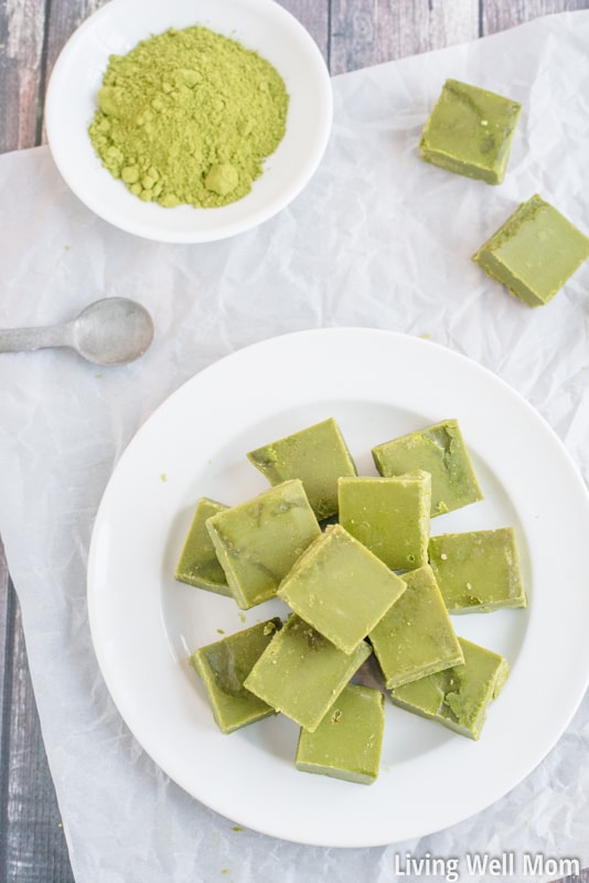 Love green tea? You won't be able to resist this incredibly easy Green Tea Fudge recipe. It's rich, satisfying, and provides a nice energy boost, thanks to the matcha green tea powder. Plus this recipe is Paleo, meaning it's dairy-free, refined sugar-free and grain-free!