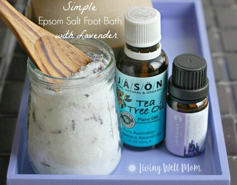 Looking for an easy way to pamper yourself at home? Try this homemade Epsom Salt Foot Bath - with all natural simple ingredients, you’ll be surprised at just how quick & easy this is and you’ll love the relaxing results!