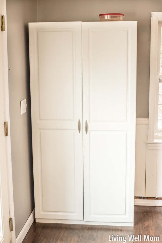 white pantry closet