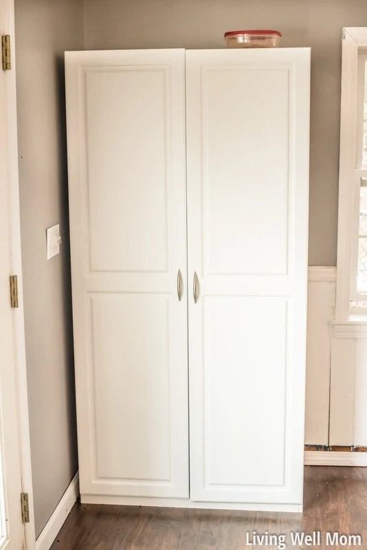 white pantry closet