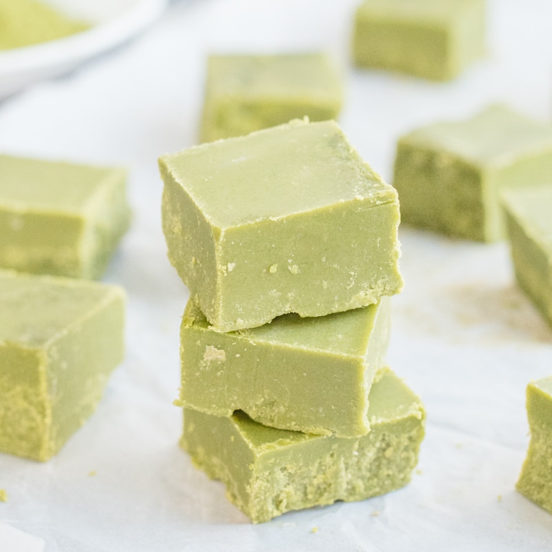 Green Tea Fudge Recipe - Paleo, Dairy-Free, Refined Sugar Free