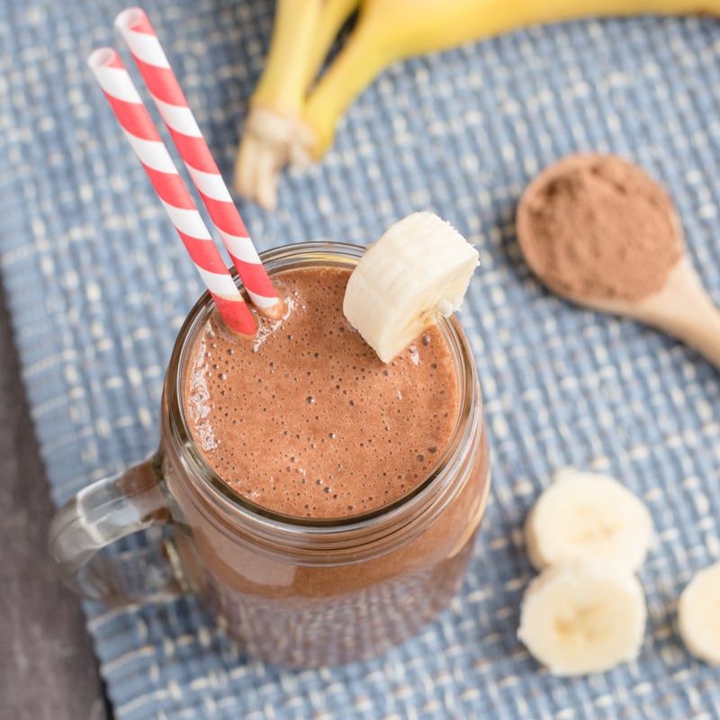 Chunky Monkey Smoothie Recipe - Paleo, Dairy-Free, Refined Sugar-Free