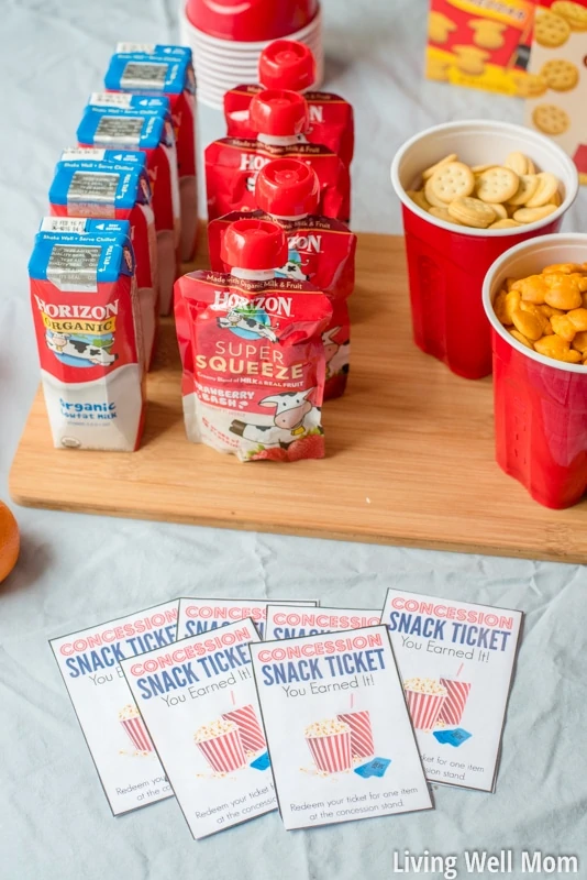 Make your family movie night amazing (no extra work!) with three simple tips. Plus download our free printable "concession stand" tickets that kids will love! You'll save a lot of money compared to going out to the theater and still have a blast!