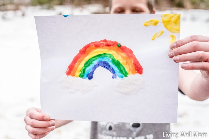 Puffy Paint Rainbow Shirt