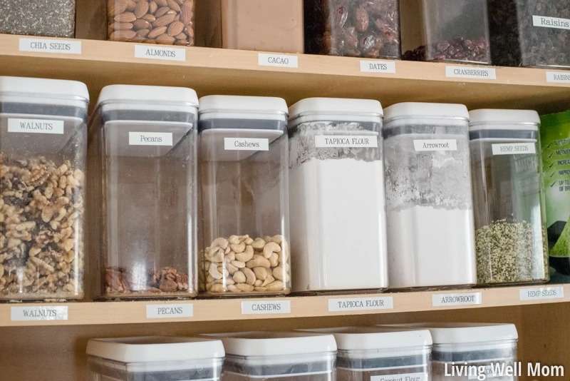 Tired of losing track of what's in your kitchen food cupboards? Don't miss these two simple tips that will transform how you organize food storage areas & make life so much easier!