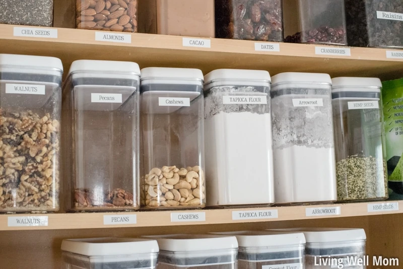 Organize Food Storage Containers and Lids - Tips