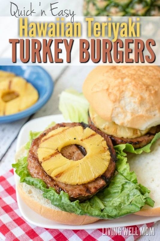 Here's a tasty twist on a classic grilled burger - Hawaiian Teriyaki Turkey Burgers! These delicious burgers are very quick and simple to make and a favorite with the whole family, including kids! Get the easy recipe here and pop them on the grill today!