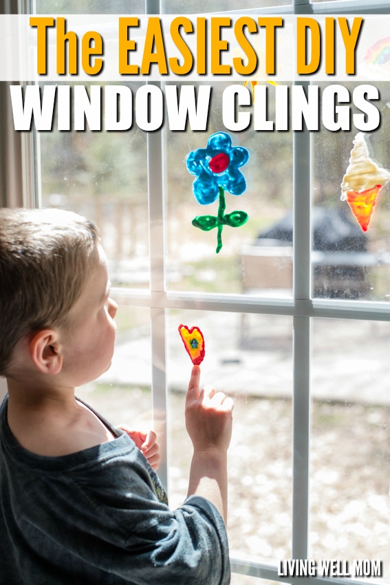 Looking for something fun to do with your kids? Make your very own DIY Window Clings! This is the EASIEST way to do it! Simple, super fun, and creative - kids of all ages will love making this awesome craft! Find out how here...