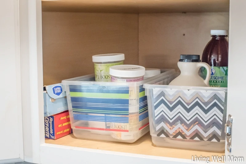 That tricky corner cupboard in your kitchen can be tough to organize! Here's a few simple ideas for making the most of that space without any fancy organizing tricks or purchases required!